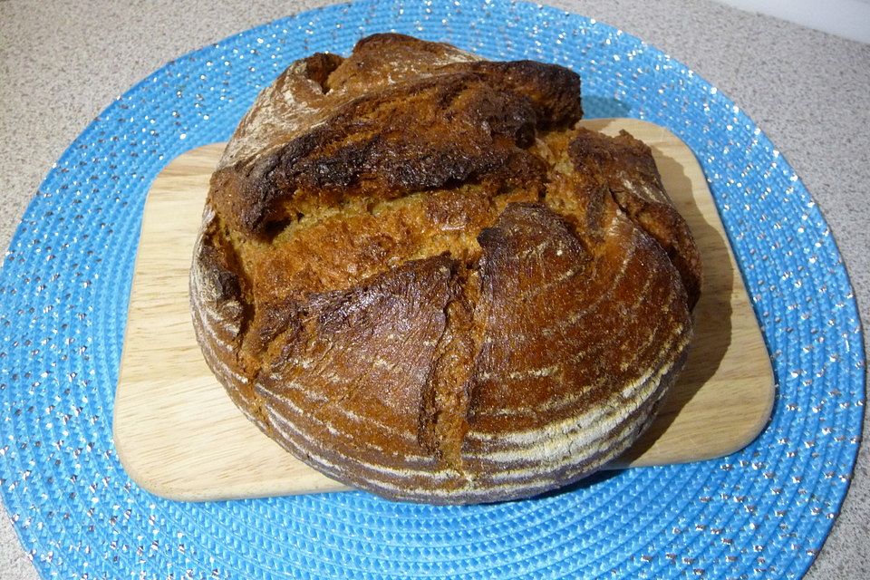 No - Knead - Bread mit Frischhefe