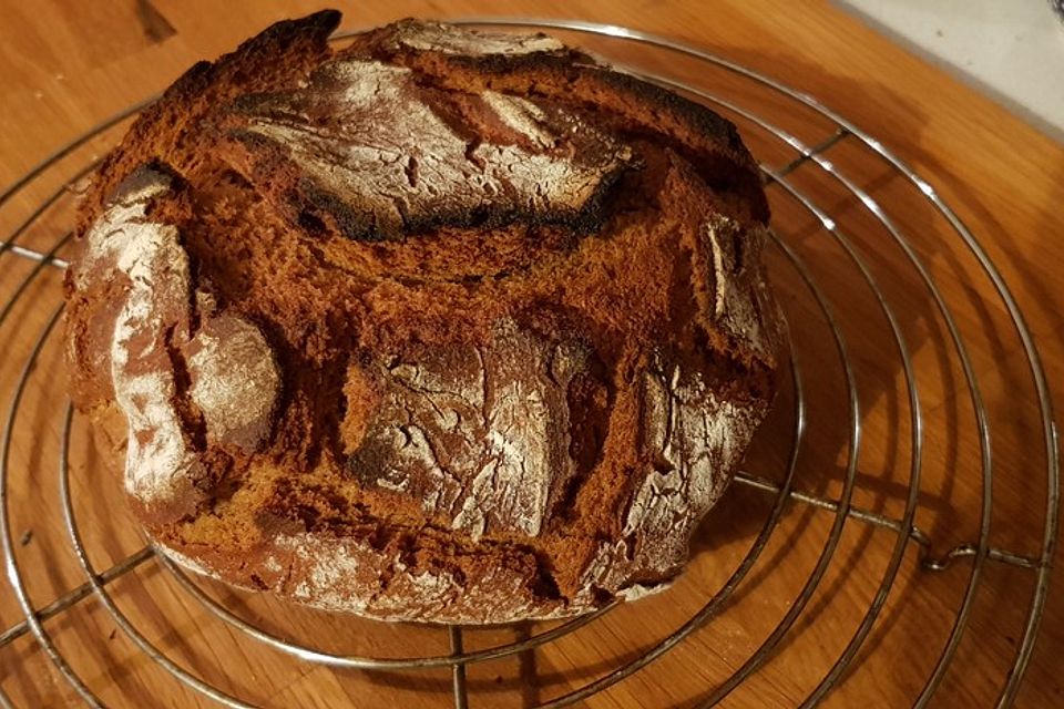 No - Knead - Bread mit Frischhefe