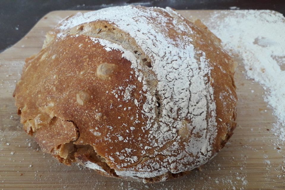 No - Knead - Bread mit Frischhefe