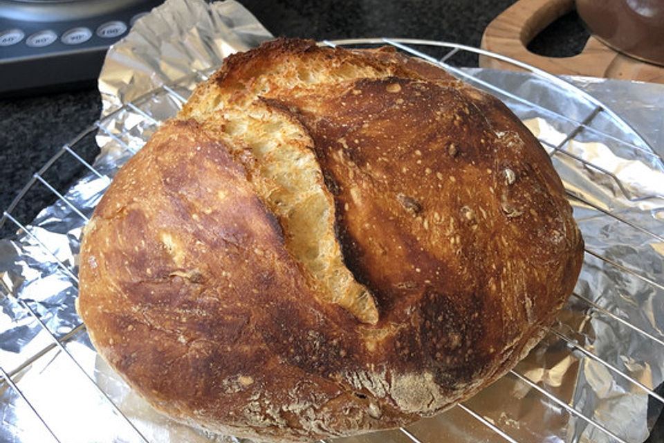 No - Knead - Bread mit Frischhefe