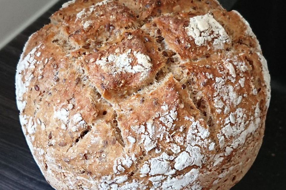 No - Knead - Bread mit Frischhefe