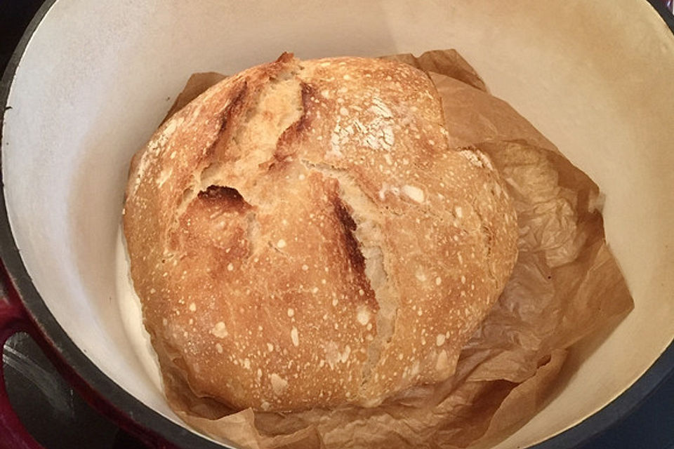 No - Knead - Bread mit Frischhefe