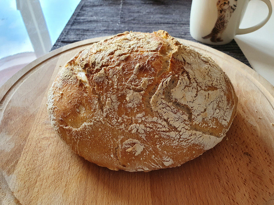 No - Knead - Bread mit Frischhefe von Pilger| Chefkoch