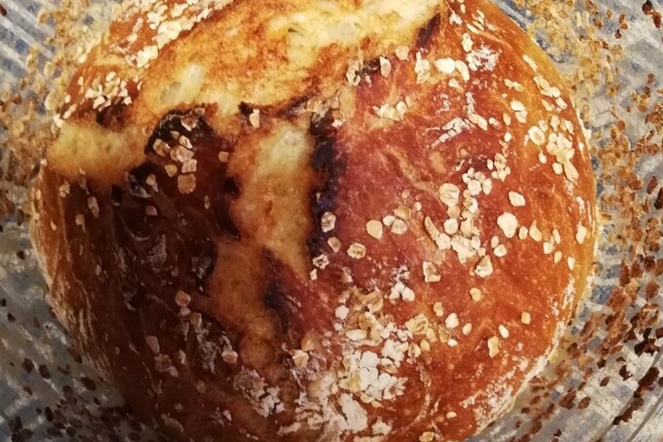 No - Knead - Bread mit Frischhefe