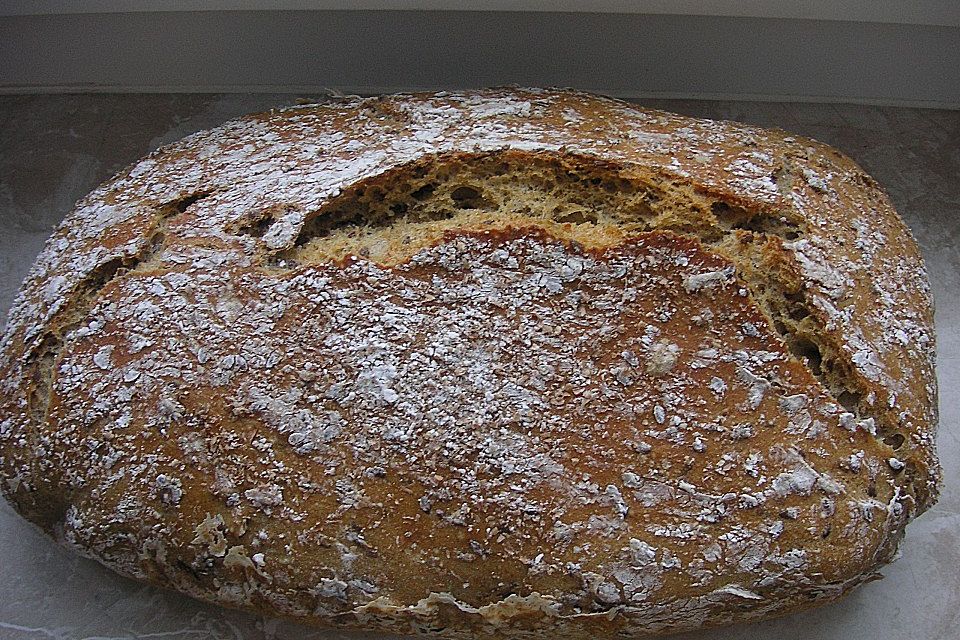 No - Knead - Bread mit Frischhefe