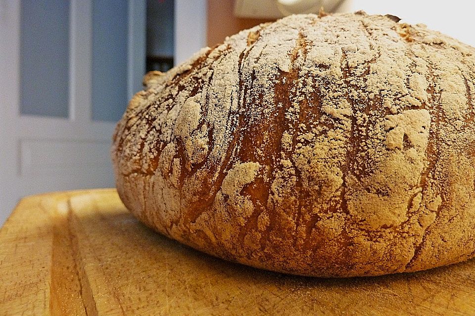 No - Knead - Bread mit Frischhefe