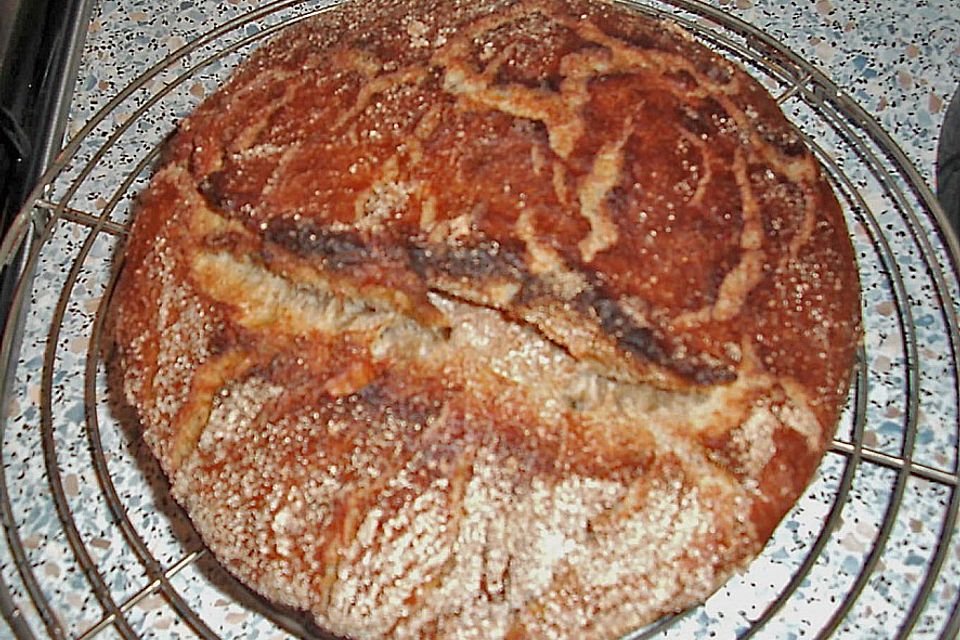 No - Knead - Bread mit Frischhefe