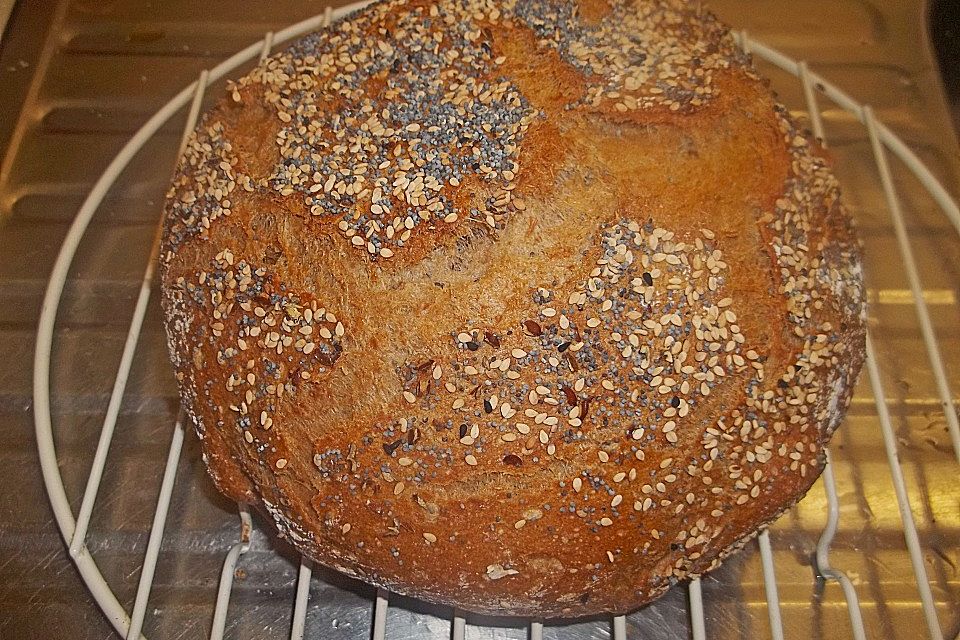 No - Knead - Bread mit Frischhefe