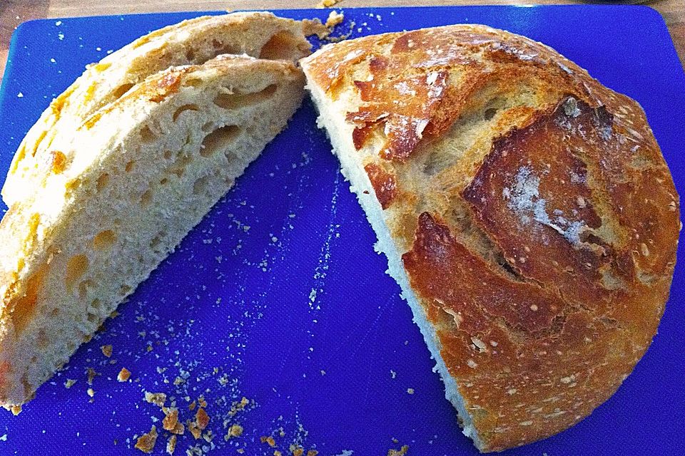 No - Knead - Bread mit Frischhefe