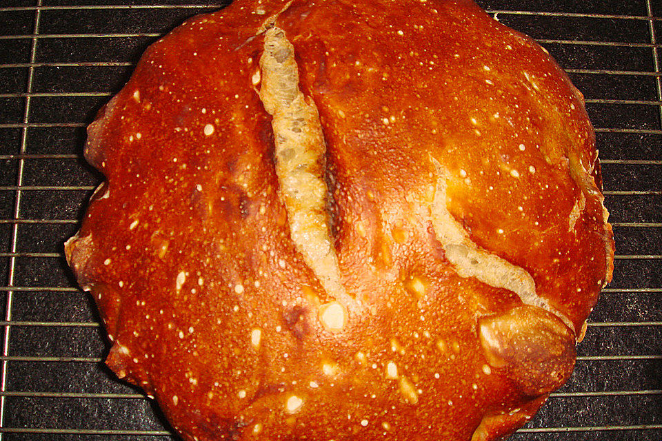 No - Knead - Bread mit Frischhefe