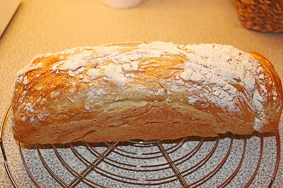 No - Knead - Bread mit Frischhefe