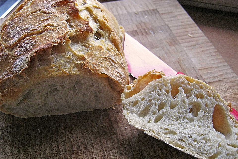 No - Knead - Bread mit Frischhefe