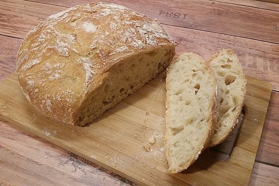 No - Knead - Bread mit Frischhefe