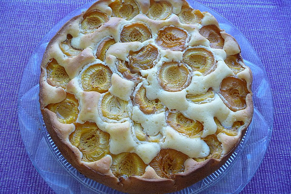 Aprikosenkuchen mit Orangen und Buttermilch