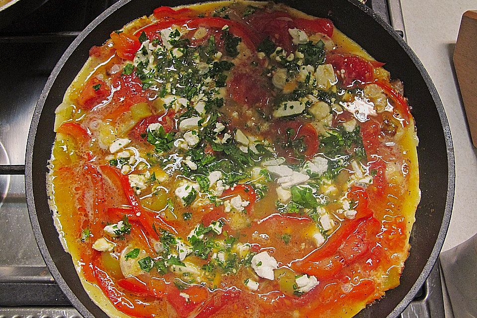 Gemüse - Omelette