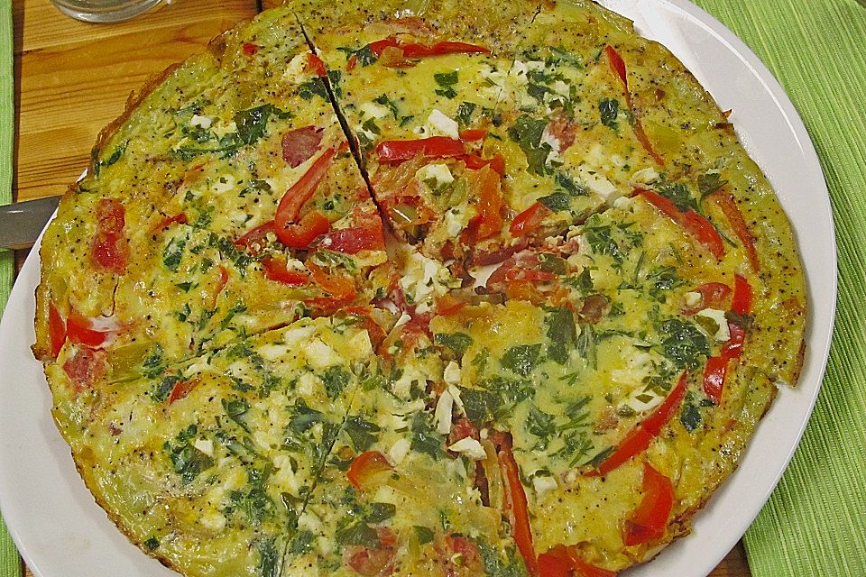 Gemüse - Omelette