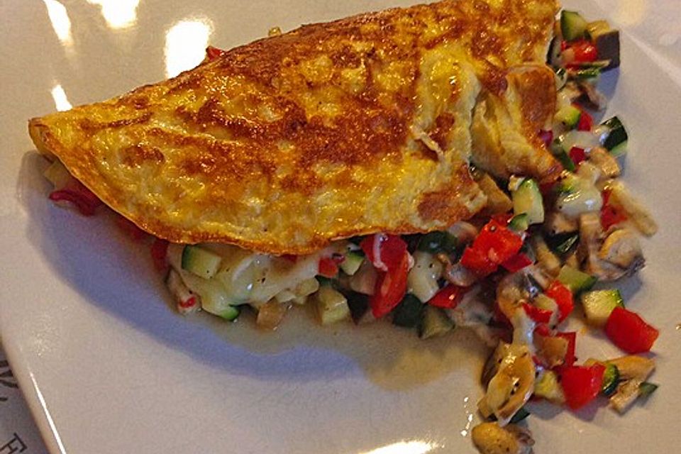 Gemüse - Omelette