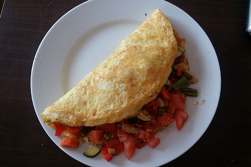 Gemüse - Omelette