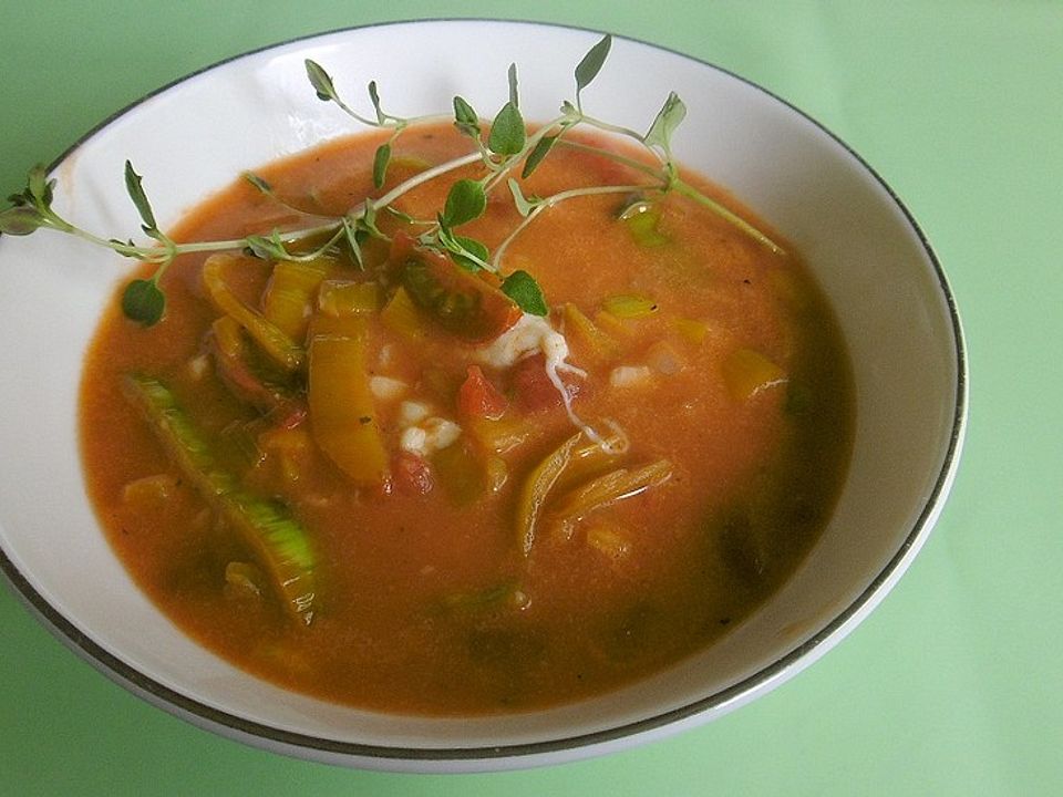 Tomaten Lauch Paprika Suppe à la Eddie von eddie0699 Chefkoch