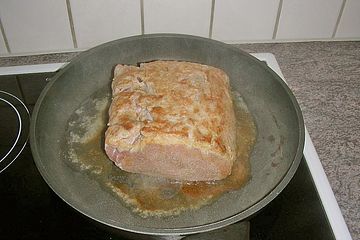 Schweinekarree - Braten am Stück an Cognacsauce