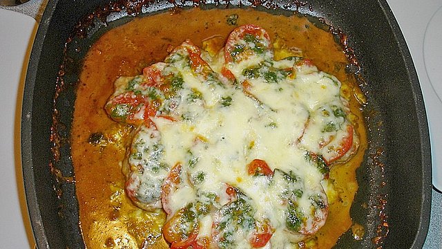 Schweinefilet mit Tomaten und Mozzarella überbacken von monika_m Schweinefilet mit Tomaten und Mozzarella überbacken von monika_m