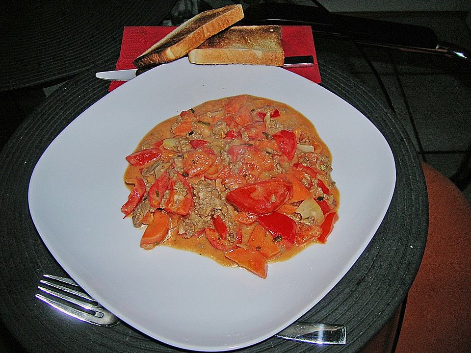 Paprikagemüse mit Hackfleisch von zotti1964| Chefkoch