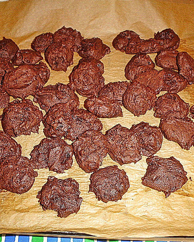 Zartbitterschoko - Cookies mit Pflaumen