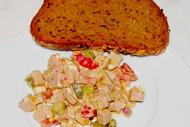 Bunter Wurstsalat von spätzlefreak| Chefkoch Bunter Wurstsalat von spätzlefreak| Chefkoch