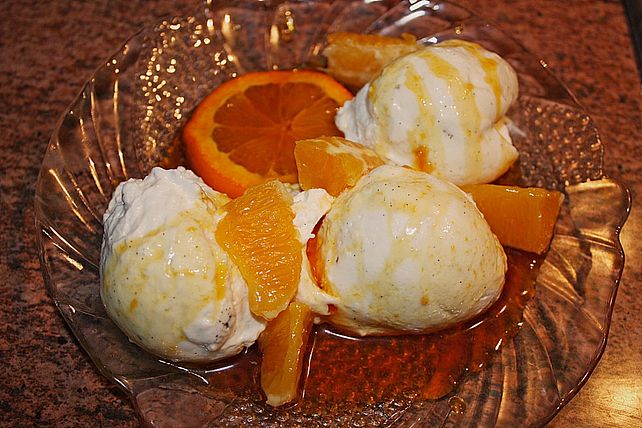 Vanille - Quark - Mousse mit Orangen von kleenesschokimonster| Chefkoch
