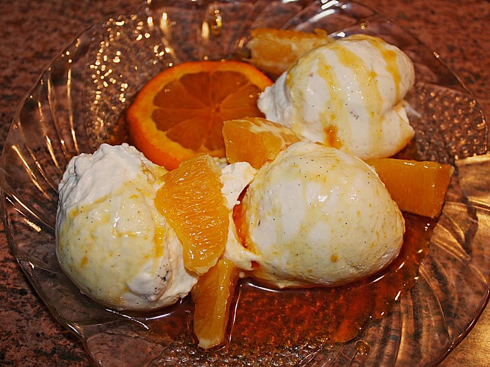 Vanille - Quark - Mousse mit Orangen von kleenesschokimonster| Chefkoch