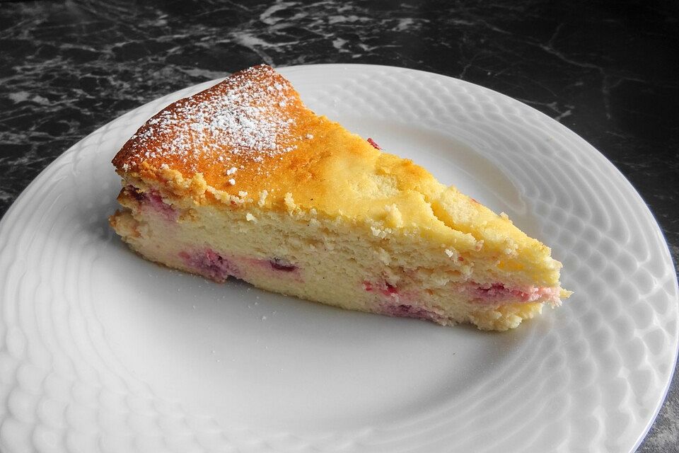 Rosinenkinds schlanker Käsekuchen bodenlos