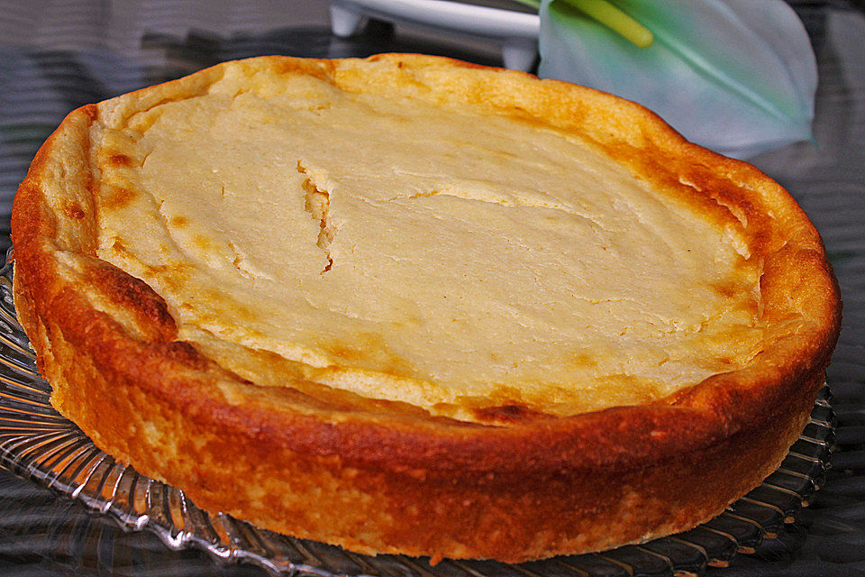 Rosinenkinds schlanker Käsekuchen bodenlos