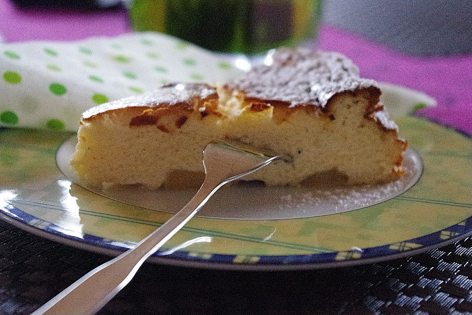 Rosinenkinds schlanker Käsekuchen bodenlos