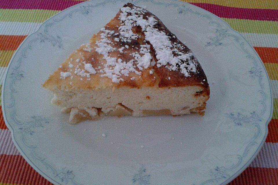 Rosinenkinds schlanker Käsekuchen bodenlos