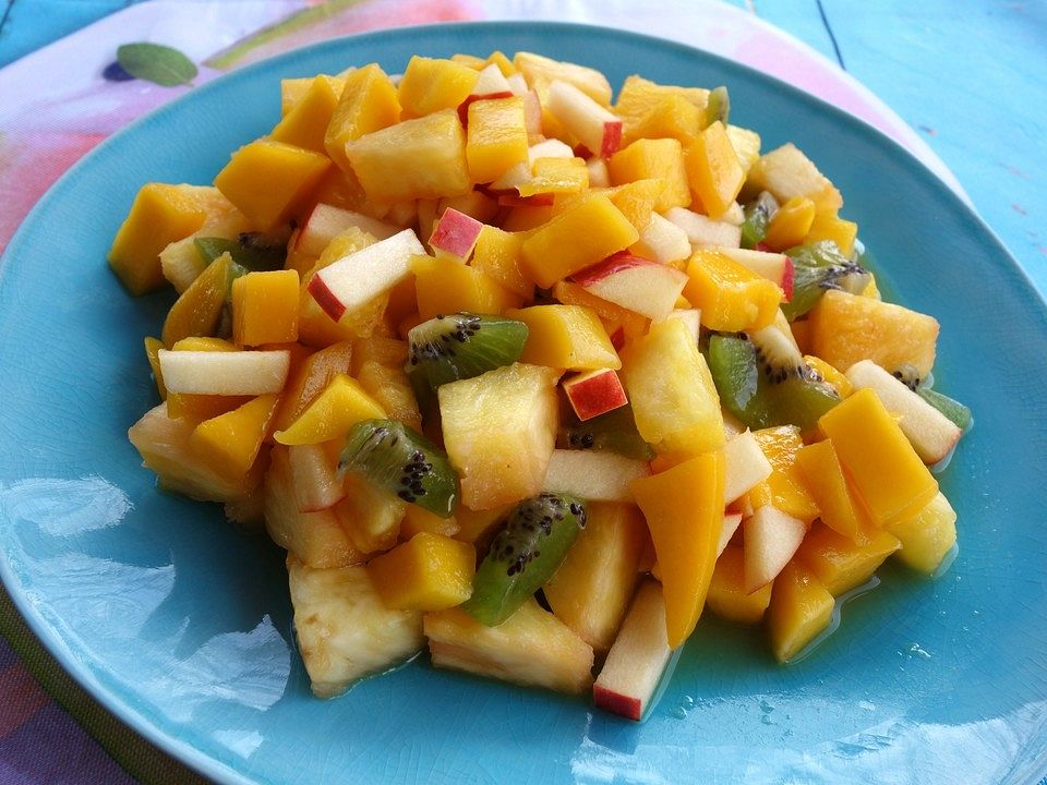 Fruchtiger Obstsalat von frischesFruechtchen| Chefkoch