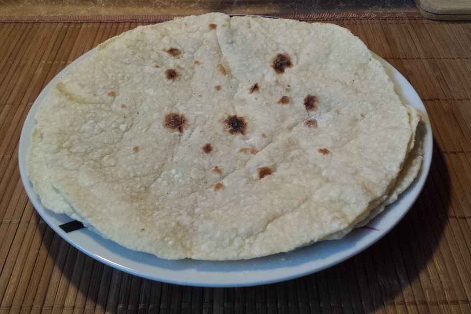 Tortillas aus Weizenmehl