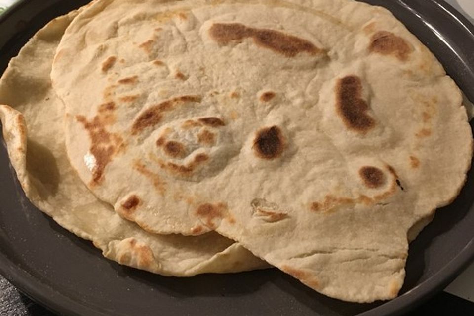 Tortillas aus Weizenmehl