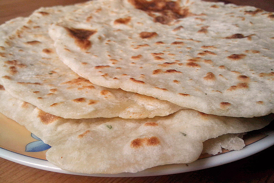 Tortillas aus Weizenmehl