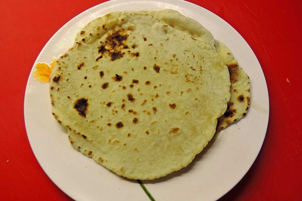 Tortillas aus Weizenmehl