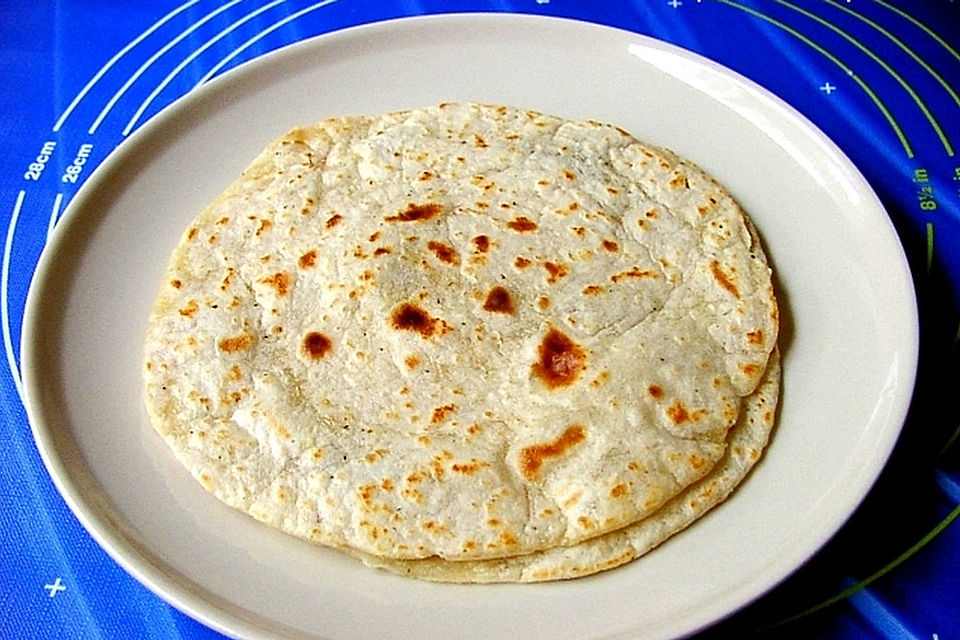 Tortillas aus Weizenmehl