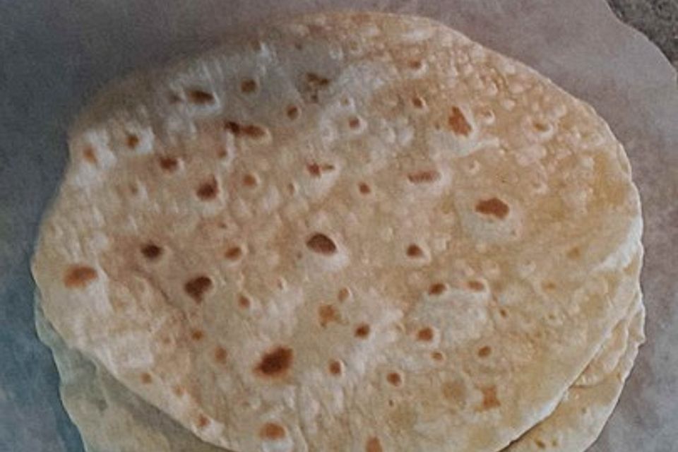 Tortillas aus Weizenmehl