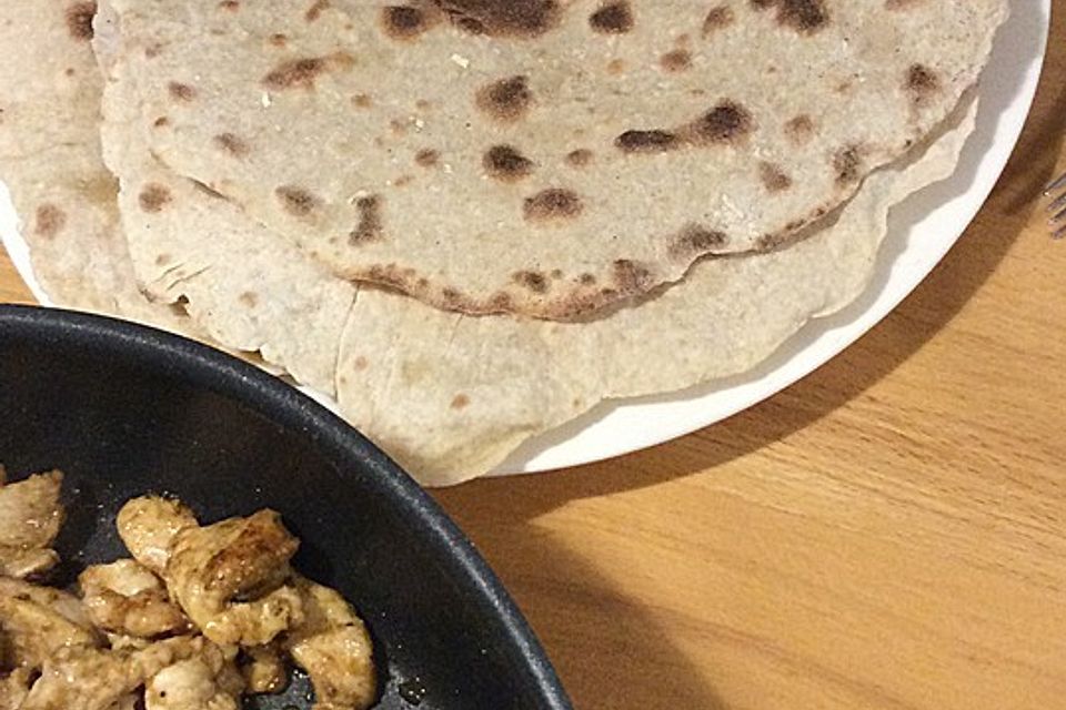 Tortillas aus Weizenmehl