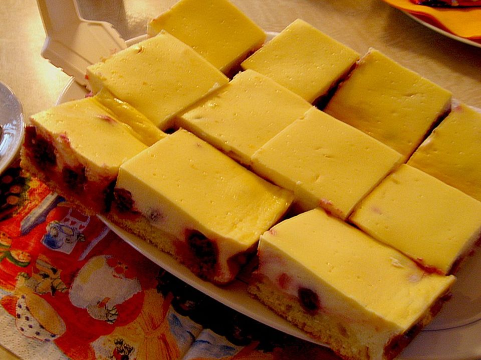 Käse - Kirsch - Kuchen vom Blech von 7Schweinoldi20 | Chefkoch