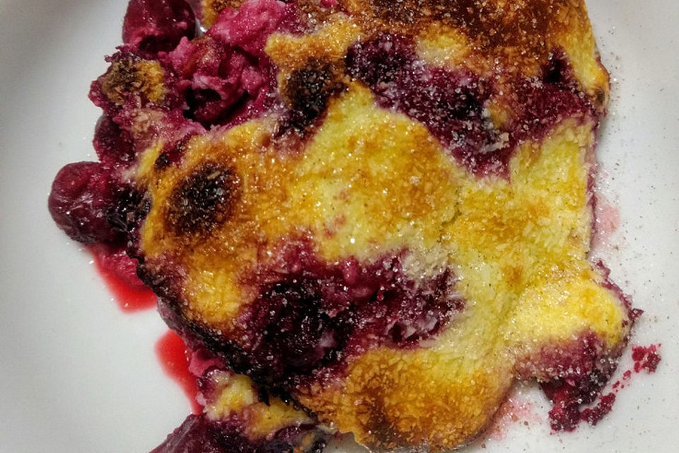 Quarkauflauf mit Früchten