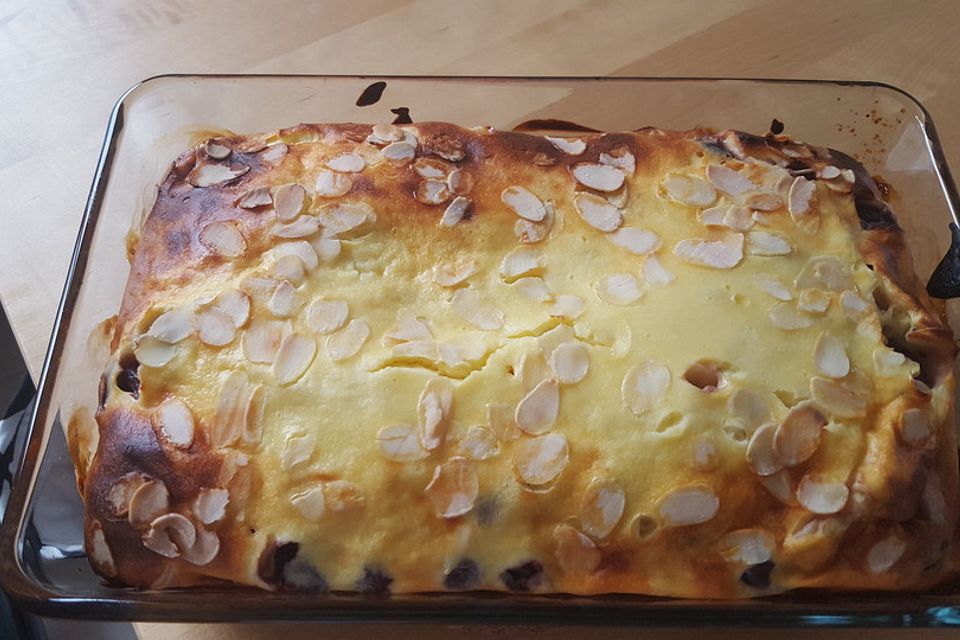 Quarkauflauf mit Früchten