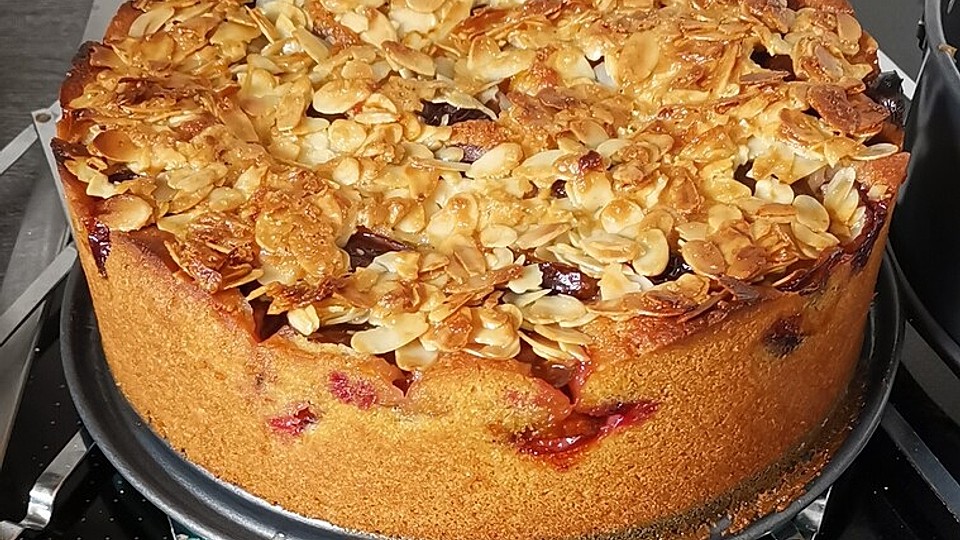 Mandel - Knusperkuchen mit Zwetschgen von jasicost| Chefkoch