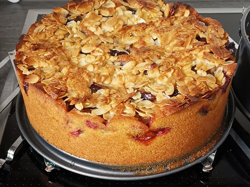 Mandel - Knusperkuchen mit Zwetschgen von jasicost| Chefkoch