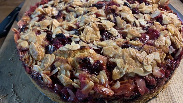 Mandel - Knusperkuchen mit Zwetschgen von jasicost Mandel - Knusperkuchen mit Zwetschgen von jasicost