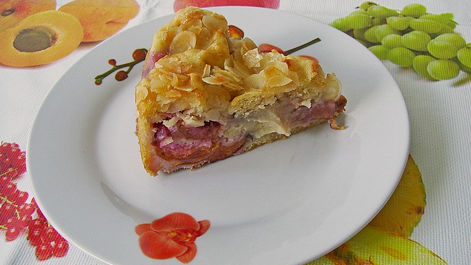 Mandel - Knusperkuchen mit Zwetschgen von jasicost