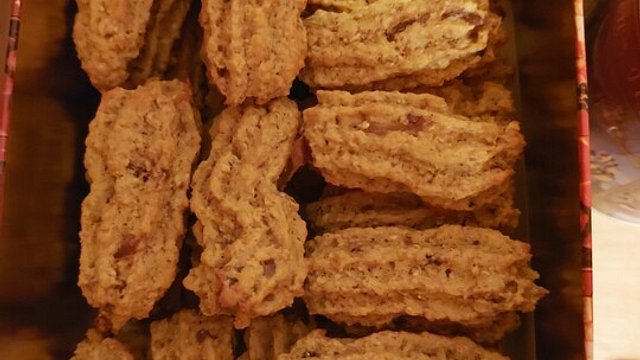 Vollkorn - Bananen - Kekse ohne Zucker und Fett von binelinchen Vollkorn - Bananen - Kekse ohne Zucker und Fett von binelinchen